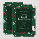 Search for golf tournament invitations Business