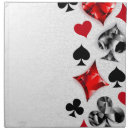 Search for playing cards napkins Diamond