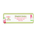 Search for happy birthday return address labels Watercolor