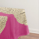 Search for pink and gold tablecloths Elegant