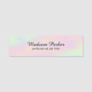 Search for holographic name tags Colorful