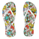 Search for holiday santa sandals Red