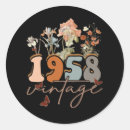 Search for 65th birthday stickers Vintage