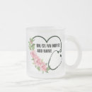 Search for frosted glass mugs Nurse