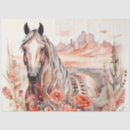 Search for wild horse tissue paper Watercolor