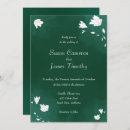 Search for jade green invitations White