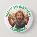 Search for birthday buttons happy