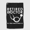 Search for funny golf towels Doctor