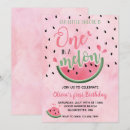 Search for watermelon 1st birthday invitations Summer