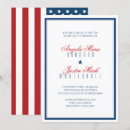 Search for 4th of july wedding invitations Usa flag