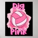 Search for pink volleyball posters Support