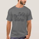 Search for 50th father birthday tshirts Dad