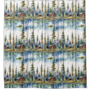 Search for cabin shower curtains Camping