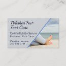 Search for foot care business cards Pedicure
