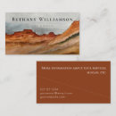 Search for desert business cards Terracotta