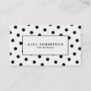 Search for dots business cards Polka dot