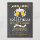Search for cheers to 40 years invitations Cheers and beers