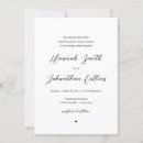 Search for parents of the bride invitations Black and white