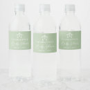 Search for green water bottle labels Minimal