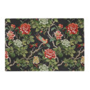 Search for vintage floral placemats Red