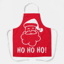 Search for funny christmas aprons Santa claus