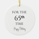 Search for 65th birthday gifts 65 years old