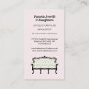 Search for sofa business cards Upholstery