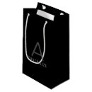 Search for small gift bags Black and white
