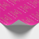 Search for hot pink wrapping paper Happy birthday