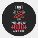 Search for satanic symbols stickers Black