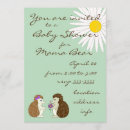 Search for green gender reveal invitations Gender neutral baby shower