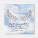 Search for memorial magnets Bereavement grief sympathy death