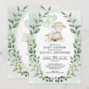 Search for sheep baby shower invitations Greenery