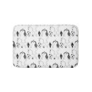 Search for funny bath mats Black and white