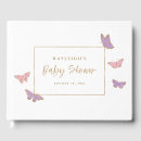 Search for butterfly guest books Pink