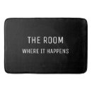 Search for funny bath mats Black and white