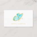 Search for blue butterfly business cards Spa