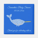 Search for baby shower invitation magnets Blue