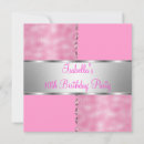 Search for girls pink 14th birthday invitations Party