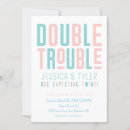 Search for double baby shower invitations Twins