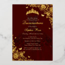 Search for burgundy quinceanera invitations 15th birthday