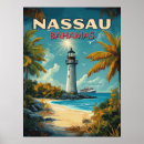 Search for vintage bahamas posters Palm trees