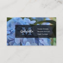 Search for hydrangea business cards Purple flowers