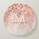 Search for rose gold pillows Foil