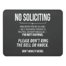 Search for no soliciting door signs Humor