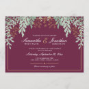 Search for cranberry wedding invitations Modern