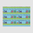 Search for train tissue paper Birthday