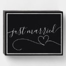 Search for just married signs Black and white