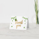 Search for st patricks day thank you cards Clover