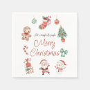 Search for snowman napkins Red green
